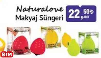 NATURALOVE MAKYAJ SÜNGERİ